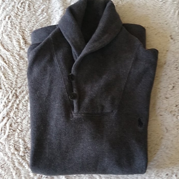 Ralph Lauren Polo Jersey Shawl Pullover - Picture 13 of 15